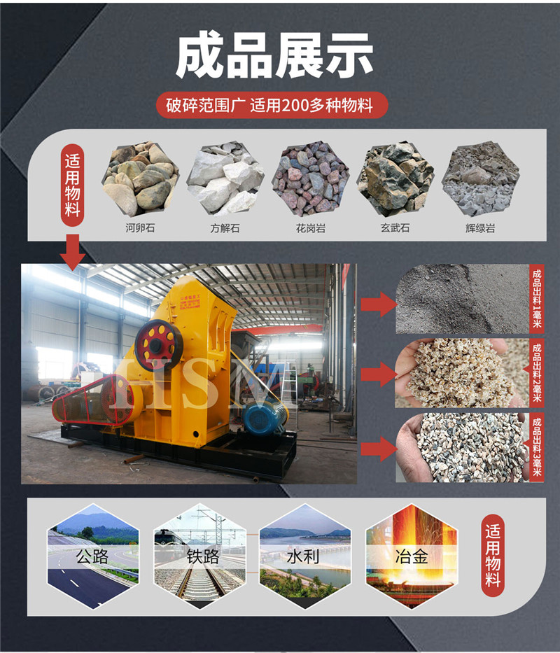 雙級無篩底粉碎機適應(yīng)物料